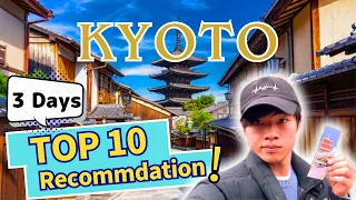 Top 10 Things to do in Kyoto in 2024 | 3 Days Itinerary | Travel to Japan🇯🇵