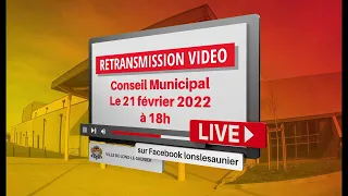 Conseil Municipal du 21 février 2022