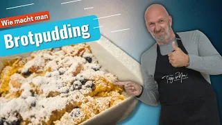 Brotpudding schnell und einfach Rezept - für zu Hause