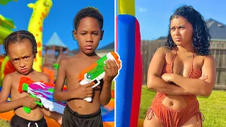 MOM Won’t Let Sons In POOL, She Instantly Regrets It!