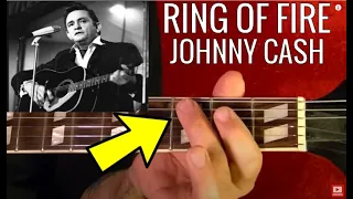 Ring of Fire by Johnny Cash - Guitar Lesson