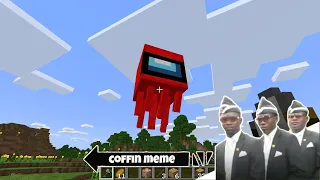 Coffin Meme Cursed "Among Us" Edition - Minecraft