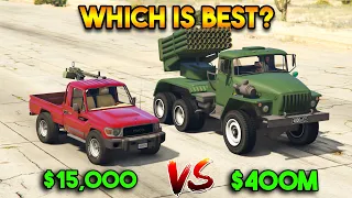 GTA 5 ONLINE : CHEAP VS EXPENSIVE (WHICH IS BEST MILITARY?)