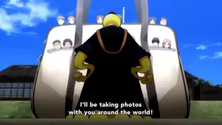 One piece in other animes ( Assassination Classroom )