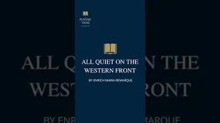 Plot Summary of the book All quiet on the western front by Enrich Maria Remarque