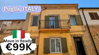 Move in Ready Home in PUGLIA ITALY in Gorgeous Historical Town Close to Beaches. INCOME POTENTIAL