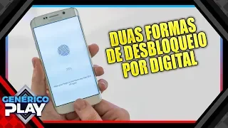 Como adicionar dois desbloqueios por digital no Celular