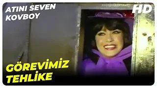 Atını Seven Kovboy - Red Kit, Miss Mersedes'in Koruması Oldu! | Sadri Alışık Eski Türk Komedi Filmi