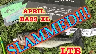 Lucky Tackle Box April Bass XL SLAMMED!! And GIVEAWAY WINNER ANNOUNCED!!