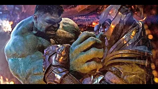 THANOS vs HULK HULKBUSTER FIGHT ENDGAME SPIDER-MAN vs VENOM, CAPTAIN MARVEL & BLADE