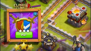 Coc 2016 Challenge | 10th Anniversary Celebration | 3 Stars Attack.