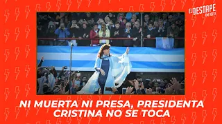 Pablo Zurro: "Ni muerta ni presa, Presidenta. Cristina no se toca"