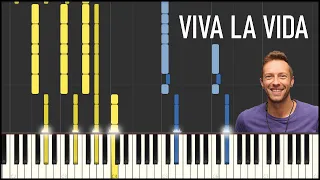 Coldplay - Viva La Vida (Piano Tutorial)