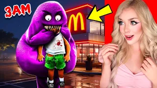 DO NOT DRINK THE GRIMACE SHAKE AT 3AM...(*GRIMACE IS REAL?*)