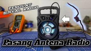 Cara Menambahkan Antena Radio Di Speaker Bluetooth XTM5009