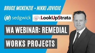 WA: Defects and Remedial Works Projects - Bruce McKenzie, Sedgwick | LOOKUPSTRATA