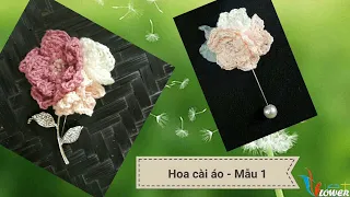 Móc hoa cài áo - Mẫu 1