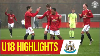 U18 Highlights | Manchester United 4-1 Newcastle | The Academy