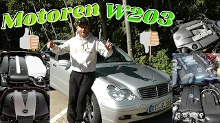 Mercedes W203 C-Klasse Motoren Benziner / Diesel pro & contra | Beratung | MB Youngtimer Parts