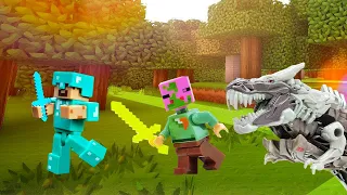 Minecraft игры для мальчиков - Выживание Майнкрафт со Стивом! - Видео сборник с  Лего Майнкрафт