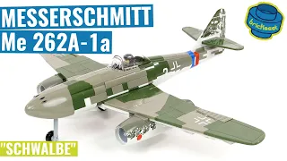 First mass-produced jet aircraft MESSERSCHMITT Me 262A-1a Schwalbe - COBI 5721 (Speed Build Review)