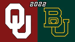 2022 Oklahoma Sooners vs Baylor Bears | College Football Full Game Replay | 720p