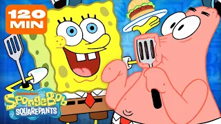 EVERY Time Anyone Cooked a Krabby Patty 🍔 | 2 Hour Compilation | SpongeBob