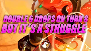 Double 6 Drops by Turn 8 But It's a Struggle | Dogdog Hearthstone Battlegrounds