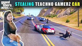 STEALING TECHNO GAMERZ SUPER CAR | GTA 5 139 | GTA V GAMEPLAY #139 @TechnoGamerzOfficial