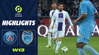 PARIS SAINT-GERMAIN - ESTAC TROYES (4 - 3) - Highlights - (PSG - ESTAC) / 2022-2023