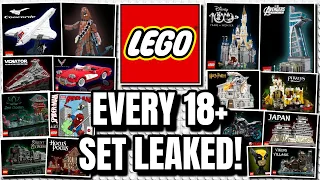 EVERY LEGO 18+ SET LEAK! (ALL 2023/2024 SETS LEAKED!)