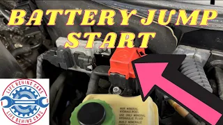 VW Touareg Diesel 2016 Battery Jump Start Location