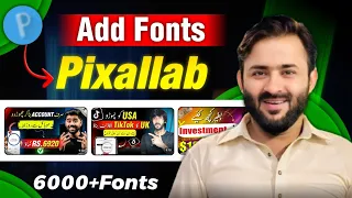 Pixellab Me Font Kaise Add Karen | How To Install Fonts In Pixellab | Sibtain Live Promotion