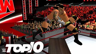 TOP 10 AMAZING TURN BUCKLE/TOP ROPE MOVES |WR3D 2K21