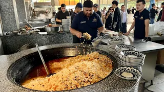 Uzbek national pilaf that everyone will enjoy eating it l BESHKAZAN pilaf centre