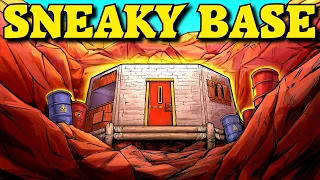 I Built a SNEAKY Rock Bunker Base in Rust