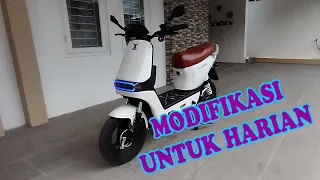 Modifikasi Sepeda Listrik Uwinfly D8S / D8P / DF8