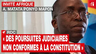 RDC : « Les poursuites judiciaires menées contre moi étaient non conformes à la Constitution »• RFI