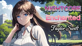 Nightcore | Enchanted - Taylor Swift | English version Lyrics