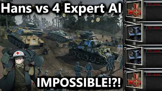 CoH2: Hans vs 4 Expert AI!