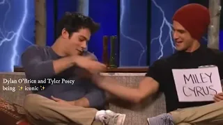 Dylan O’Brien and Tyler Posey being iconic best friends pt. 2