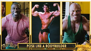 Phil Heath teaches Shannon Sharpe how to pose like body builder Arnold Schwarzenegger | Ep. 64