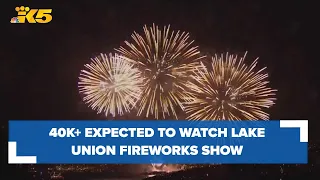 Tens of thousands expected to show up to watch Lake Union fireworks show