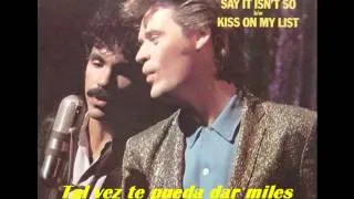 Hall  Oates   Say It Isn't So Traduccion Espaol