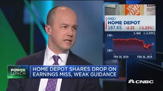 Home Depot earnings miss shows housing market slowing: Research analyst