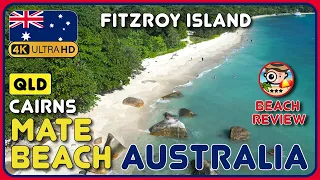 Mate Beach (Welcome Bay) Fitzroy Island Cairns 🇦🇺🦘4k Walking Tour / Beach Walk & Review