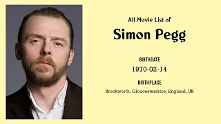 Simon Pegg Movies list Simon Pegg| Filmography of Simon Pegg
