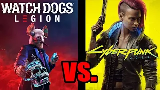 Cyberpunk 2077s Night City Vs Watch Dogs Legions London Openworld Compared & Contrasted (PC)