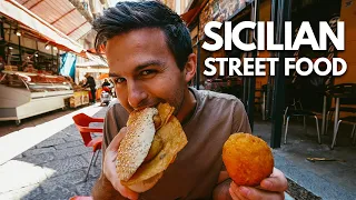 Sicilian Street FOOD TOUR in Palermo, Italy! | What do Italians eat in Sicily? 🇮🇹😋