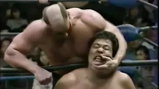 The Road Warriors vs Jumbo Tsuruta/Hiroshi Wajima (All Japan November 14th, 1987)